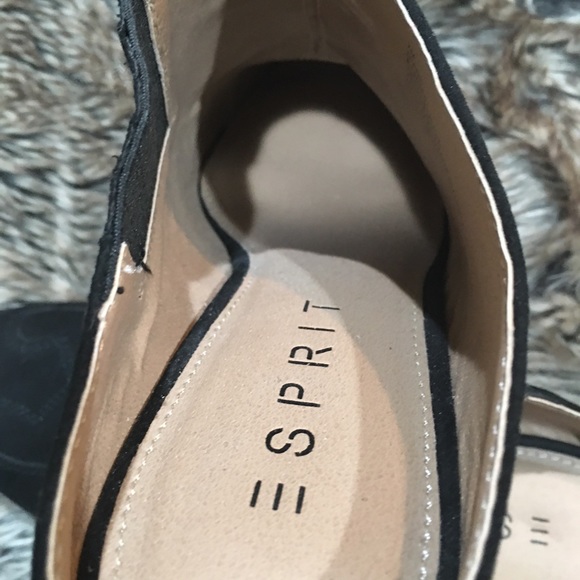 Esprit Diane Black Mules Rustic Slip On!!! - Picture 6 of 8